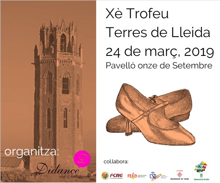 Xè Trofeu Terres de Lleida 24 Març 2019 Us presentem el desè trofeu Terres de Lleida, una competici…
